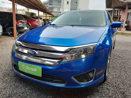 FORD - FUSION - 2011/2012 - Azul - Sob Consulta