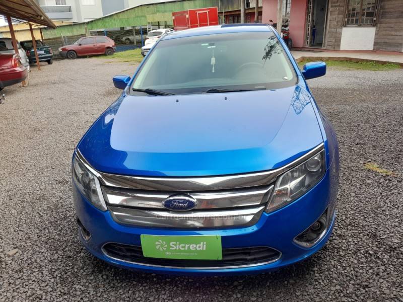 FORD - FUSION - 2011/2012 - Azul - Sob Consulta