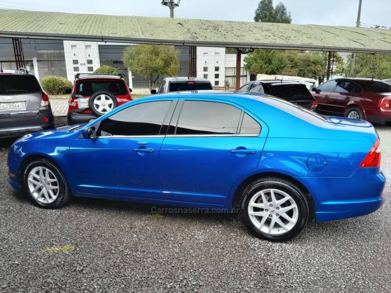 FORD - FUSION - 2011/2012 - Azul - Sob Consulta